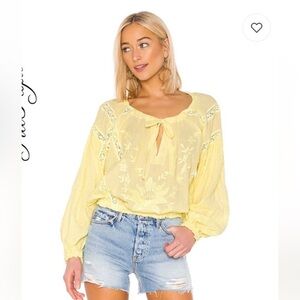 Free People lace top
